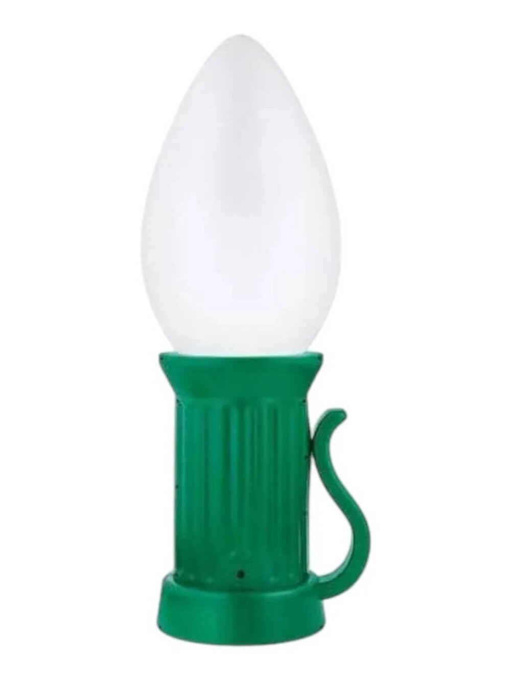 3 FT LED Jumbo White Bulb Battery Operated Holiday Yard Decor Prop Blow Mold NEW